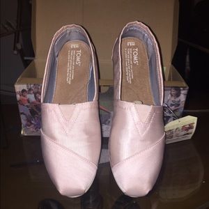 Pink Grosgrain Women's Classic TOMS