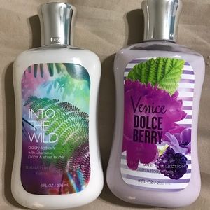 Bath and Bodyworks lotions