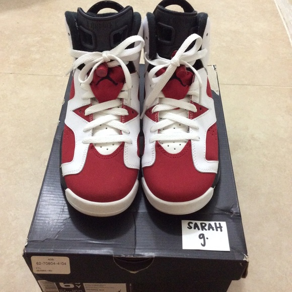 Jordan Carmine 6's - Picture 1 of 3