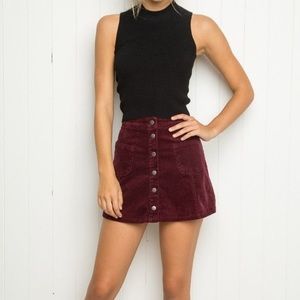 Brandy Melville Corduroy Skirt