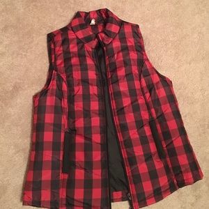 Lumberjack puffy vest