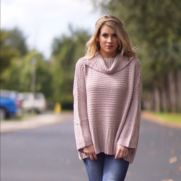 Mauve Knit Sweater