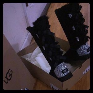 Customized Bailey Bow tall Uggs