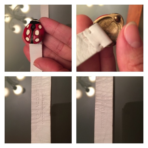 Marc Jacobs vintage ladybug leather bracelet - Picture 3 of 3