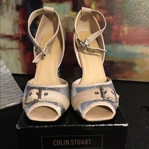 Colin Stuart Cream & Silver Shoe