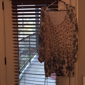 Blue Patterned dress