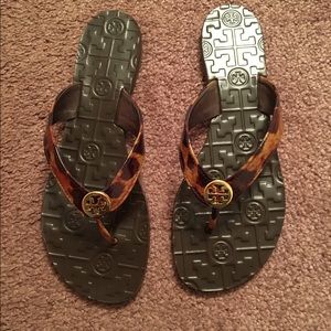 Tory Burch Thora Leopard Thong Sandal