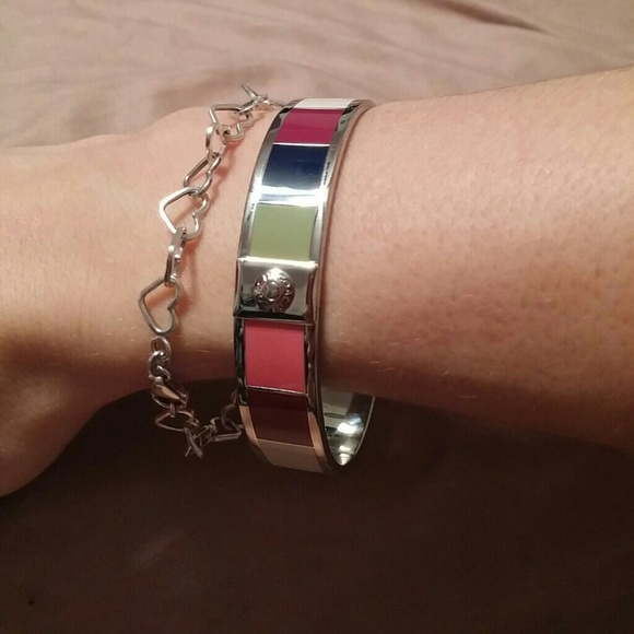 Stripe Coach Bangle