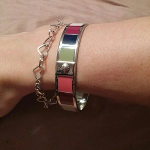 Stripe Coach Bangle