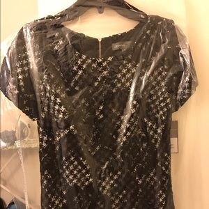 Donna Ricco lace overlay dress