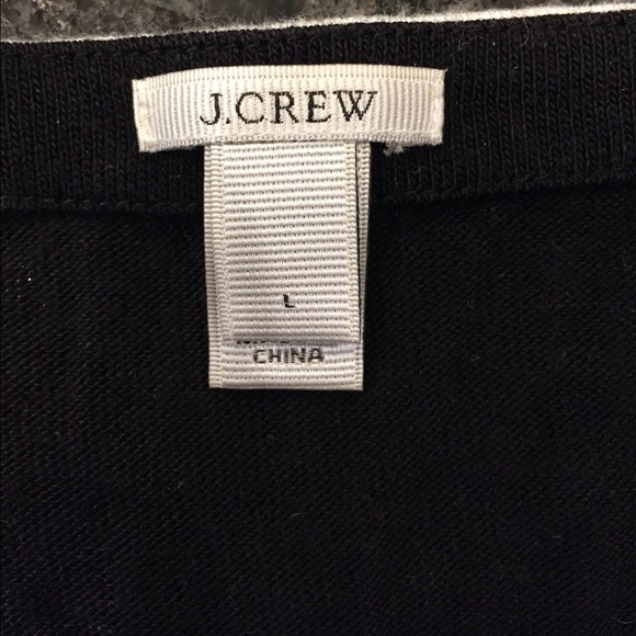 J Crew Black & White Wide Striped Sweater - Picture 3 of 3