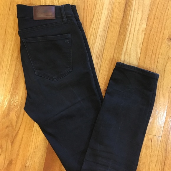 Madewell Black Skinny Skinny Jeans