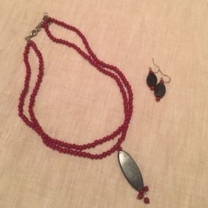necklace/earring set