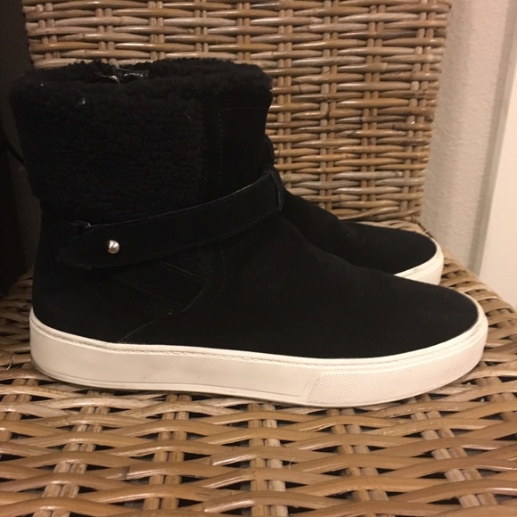 Marc Fisher Sneaker Boot, Black, Size 9
