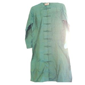 💯% raw silk tunic from India