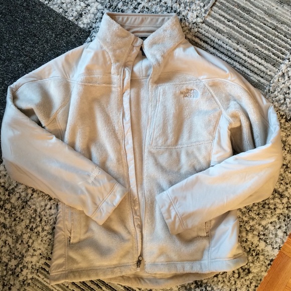 White North Face fleece
