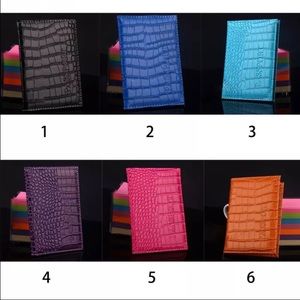 Vegan Crocodile Passport Cover