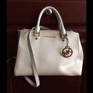 Michael Kors Savannah Leather Satchel