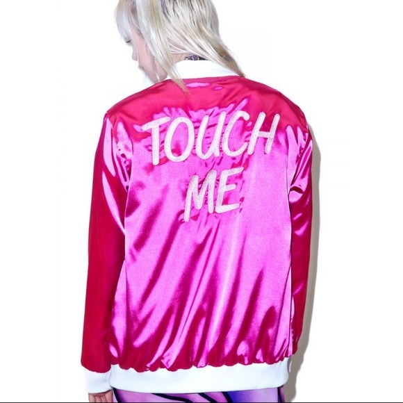 Local Heroes - Touch Me Satin Bomber Jacket