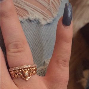 rose gold pandora ring rose gold pandora ring
