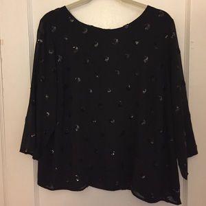 💥FINAL PRICE💥 Talbots Sparkle Dot Top NWT