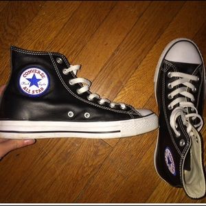 Leather Converse