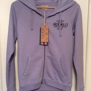 NWT Jack Wills Zip up Sweatshirt