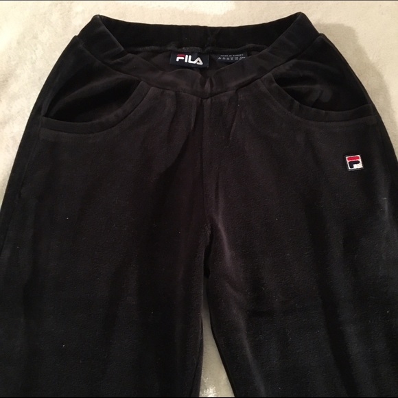 fila velvet pants