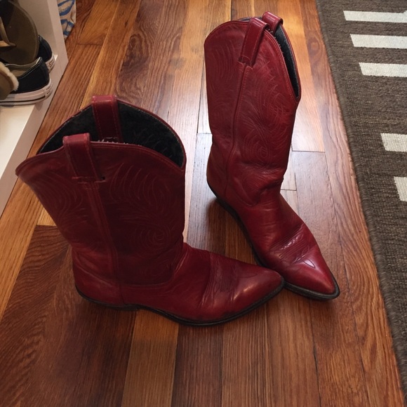 Code West Shoes - Red Cowboy Boots