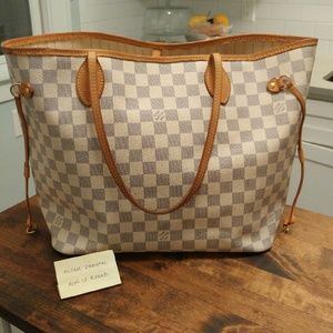 Louis Vuitton Neverfull MM Damier Azur