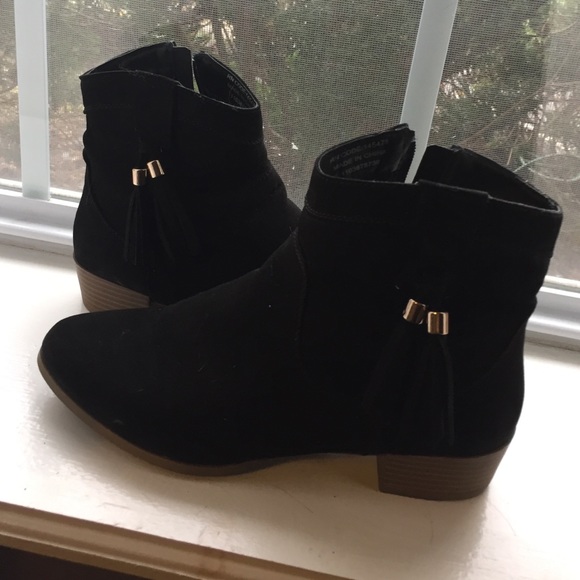 Black booties for sale!