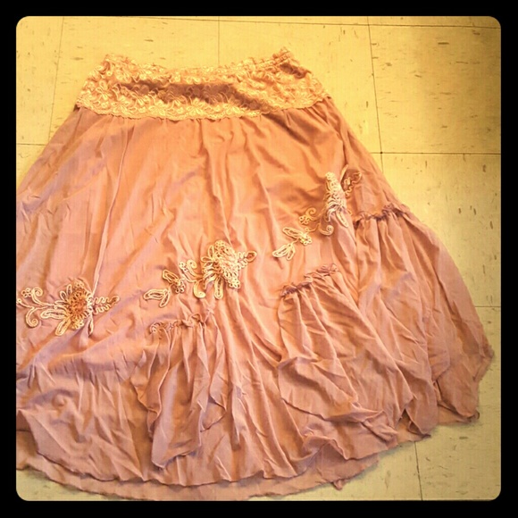 Pink skirt