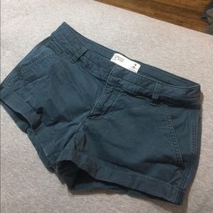 Abercrombie twill low-rise shorts