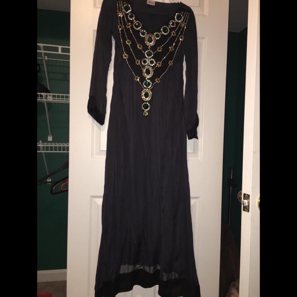 Navy blue maxi