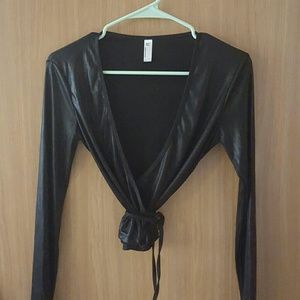 American Apparel Wrap Top