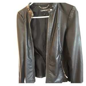 Vegan leather jacket