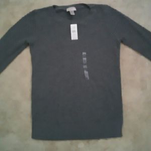 Gray cozy Ann Taylor Loft nwt sweater