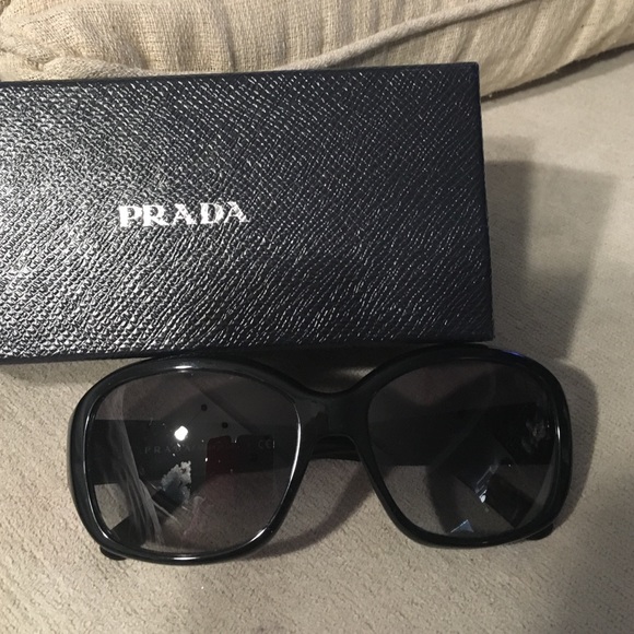 Prada Black Asian Fit Sunglasses