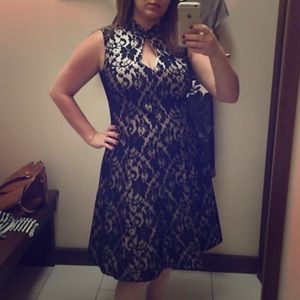 NWT Beautiful black lace dress