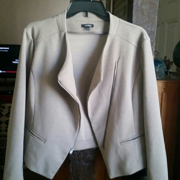 Taupe Moto Jacket