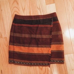 NWOT Loft Blanket-style Wrap Skirt
