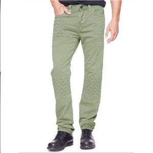 True Religion Jeans Relaxed Geo Patched Quilted