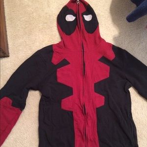 Marvel Deadpool Costume Full Zip Hoodie