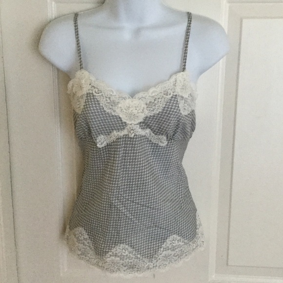 Express size xs dressy lace trim cami. New!