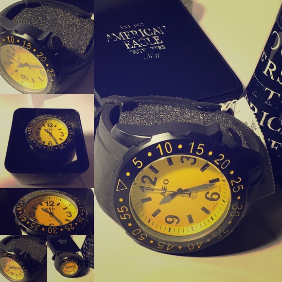 AEO Black/ Yellow casual watch - Picture 1 of 4