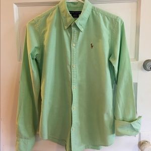 Ralph Lauren Green button down.