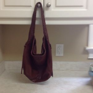 Lucky Brand Leather Hobo Bag