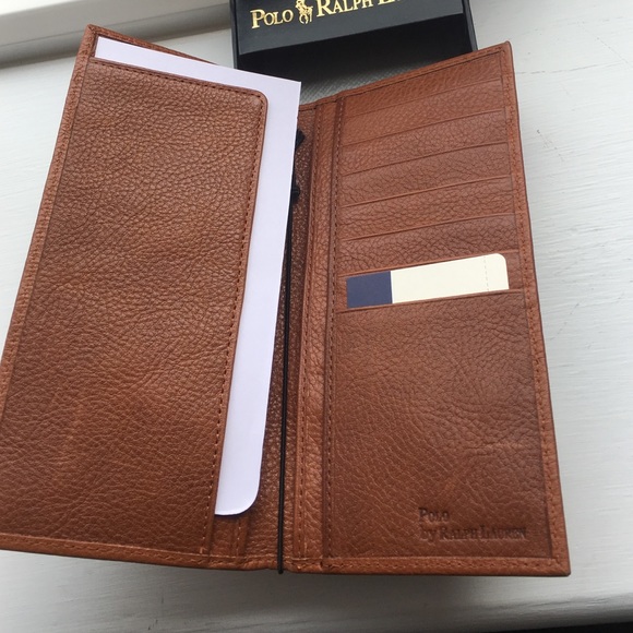 ralph lauren checkbook wallet