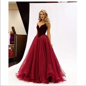 Red Ball Gown