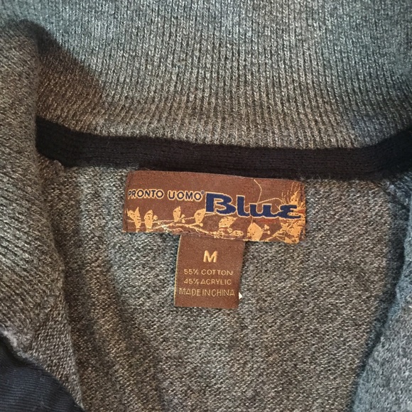 Men's Zipper Neck Sweater - Picture 4 of 4